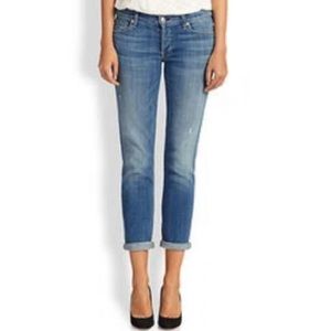 7 For All Mankind Josefina boyfriend jeans in Bright Broken twill